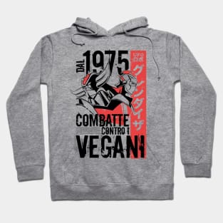 046b Goldrake Contro Vegani Hoodie